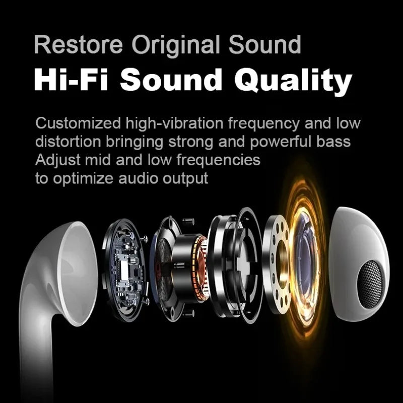 Original Wired Type C Headphones for Apple iPhone 17/16/15/14/13/12/11 pro Max/XS/X/XR/7/8/6 Bluetooth Earplugs Accessories