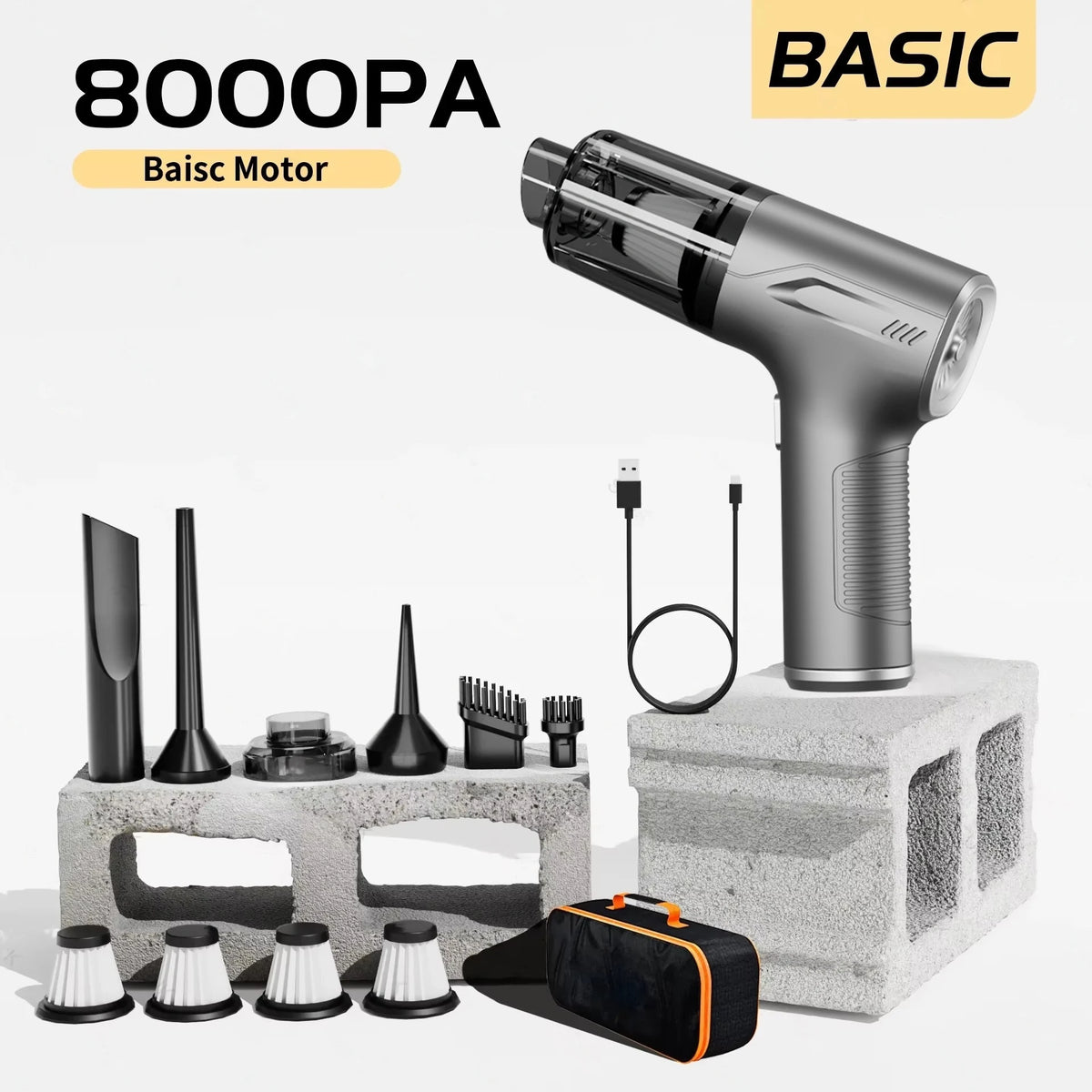 Cordless Handheld Car Vacuum Cleaner